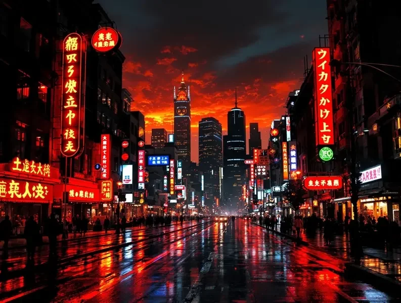 午夜甜宠特辑：霓虹城的心动时刻 专题主视觉