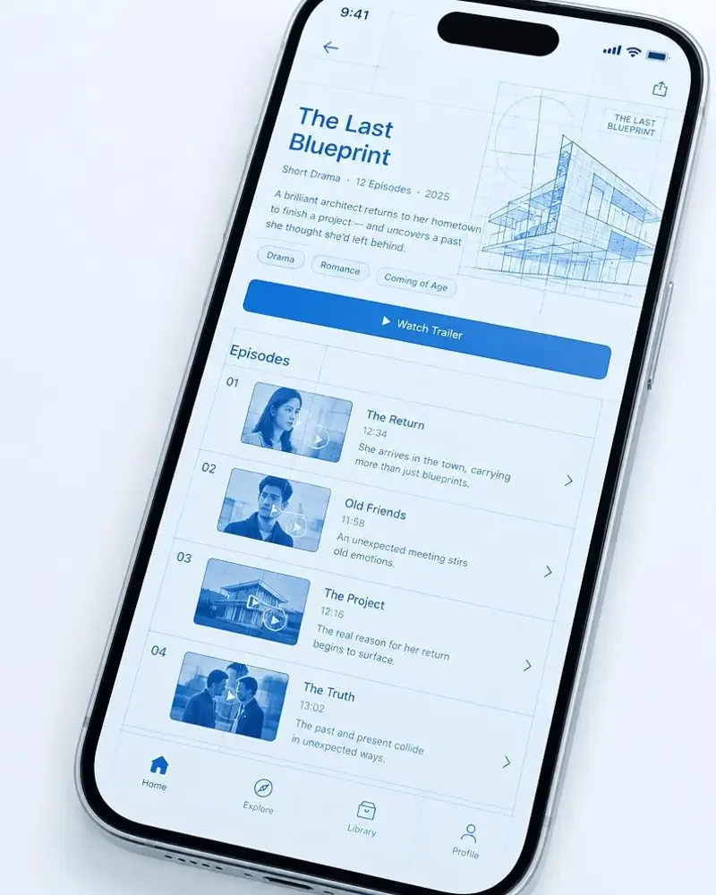 黄果短剧 APP 剧集列表 黄果短剧 APP 剧集列表界面
