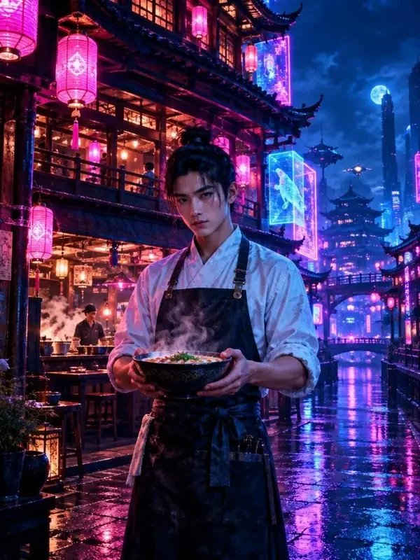 我在赛博长安开酒楼 短剧封面海报